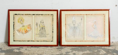 Lot 154 - Costume studies : Two