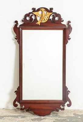 Lot 162 - Empire Style Mahogany Mirror