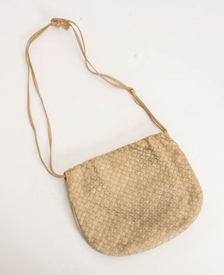 Lot 189 - Bottega Venetta Tan Leather Woven Bag