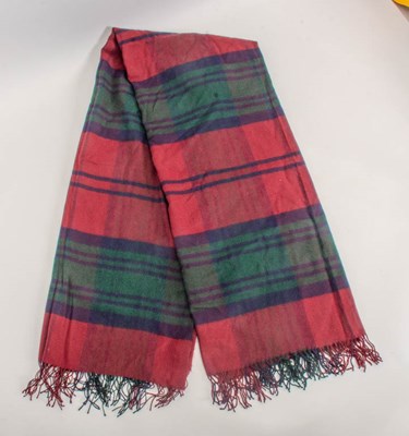 Lot 203 - Catherine Capriotti Tartan Shawl