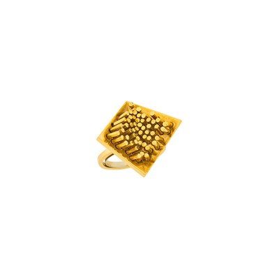 Lot 239 - Pol Bury Gold 'Kinetic' Ring, France