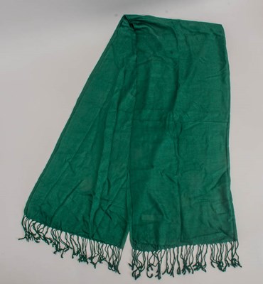 Lot 205 - Green Pashmina Scarf
