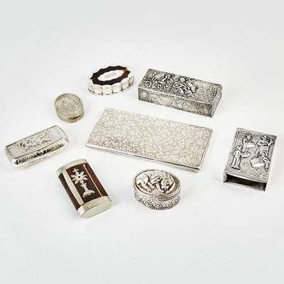 Lot 3169 - Group of Silver and Silver Plated Accessories