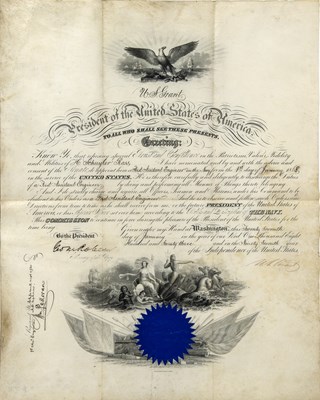 Lot 248 - An attractive Ulysses S. Grant Presidential appointment on vellum