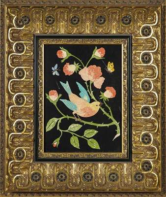 Lot 271 - Scagliola Plaque