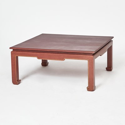 Lot 322 - Lacquered Asian Style Contemporary Low Table