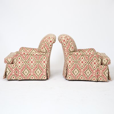 Lot 173 - Pair of Upholstered Club Chairs