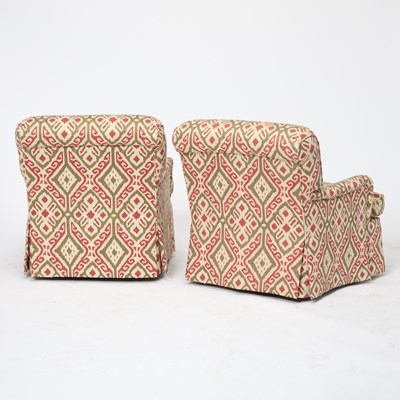 Lot 173 - Pair of Upholstered Club Chairs