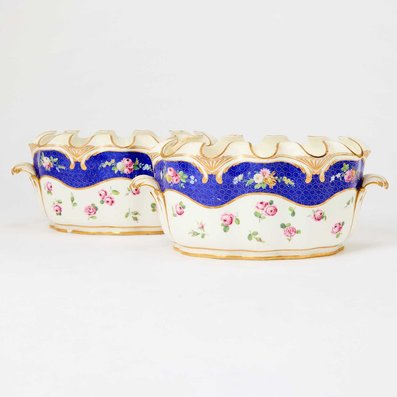 Lot 564 - Pair of Sèvres Porcelain Verrières