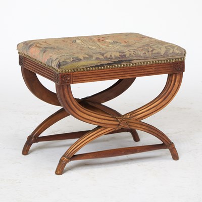 Lot 229 - Louis XVI Style Upholstery Mahogany Tabouret