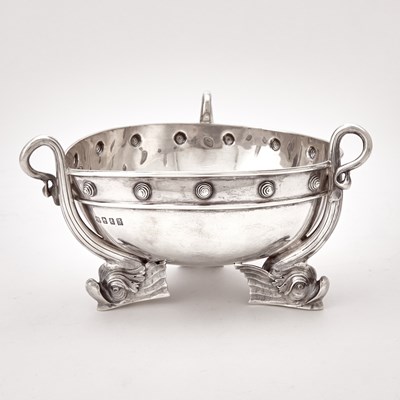 Lot 151 - Scottish Edward VII Sterling Silver Footed Bowl