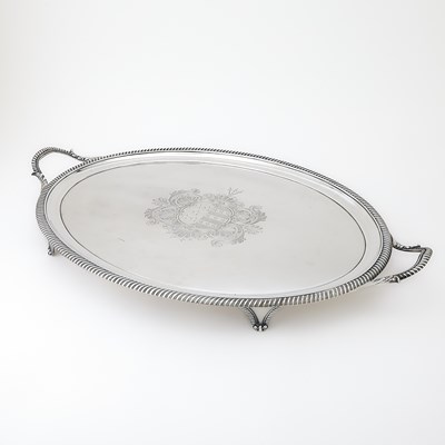 Lot 99 - George III Sterling Silver Two Handled Tray