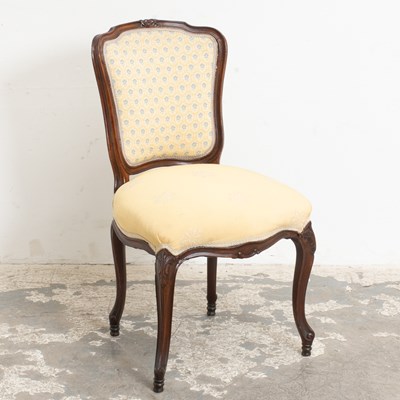 Lot 236 - Louis XV Style Walnut-Stained Side Chair