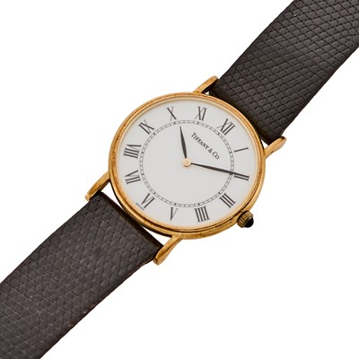 Lot 1186 - Tiffany & Co. Gold Wristwatch
