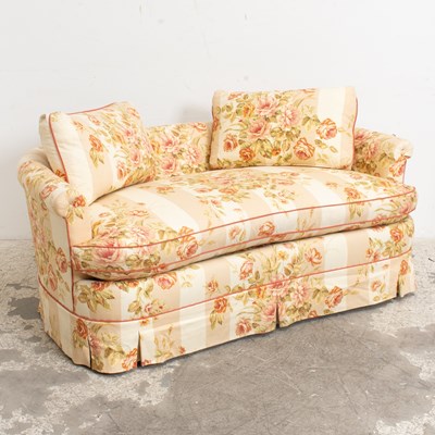 Lot 251 - Floral Upholstered Settee