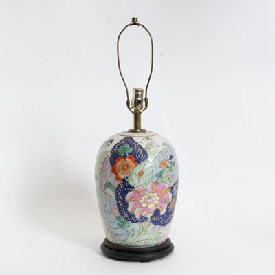 Lot 224 - Chinese Tobacco Leaf Porcelain Vase