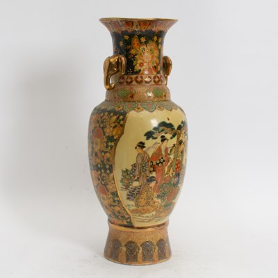 Lot 301 - Japanese Satsuma Style Vase