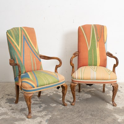 Lot 130 - Pair of Shepard's Crook Armchairs