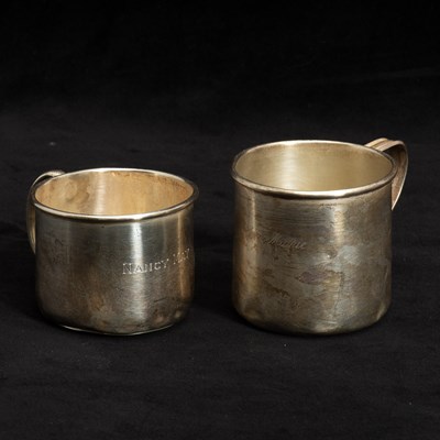 Lot 263 - Two Sterling Silver Children's Cups