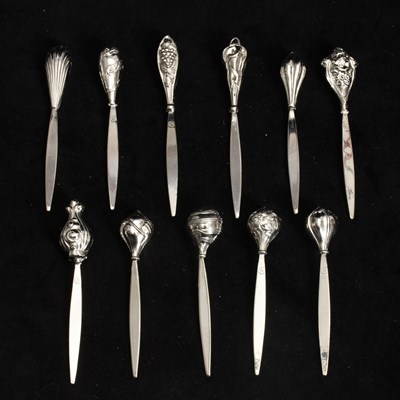 Lot 270 - Assorted Group of Eleven Sterling Silver Picks