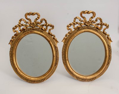 Lot 279 - Pair of Rococo Gilt Wood Mirrors
