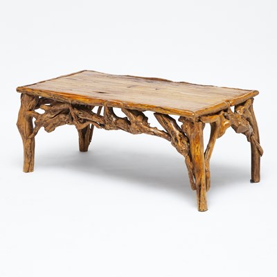 Lot 315 - Rustic Style Root Wood Coffee Table
