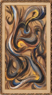 Lot 154 - Mid Century Abstract Painting