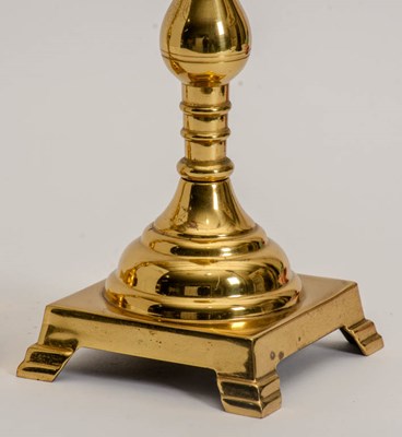 Lot 49 - Pair of Brass Candlesticks
