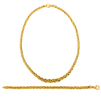 Lot 135 - Gold Necklace and Bracelet