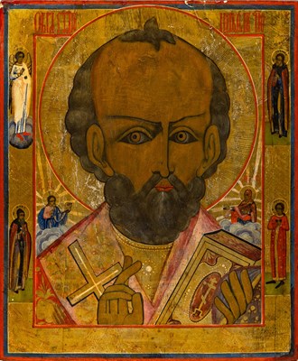 Lot 1022 - Russian Icon of St. Nicholas