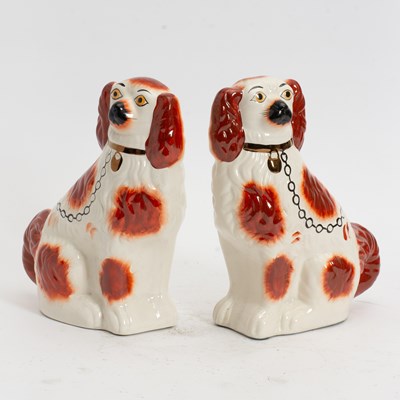 Lot 309 - Pair of Staffordshire Dogs