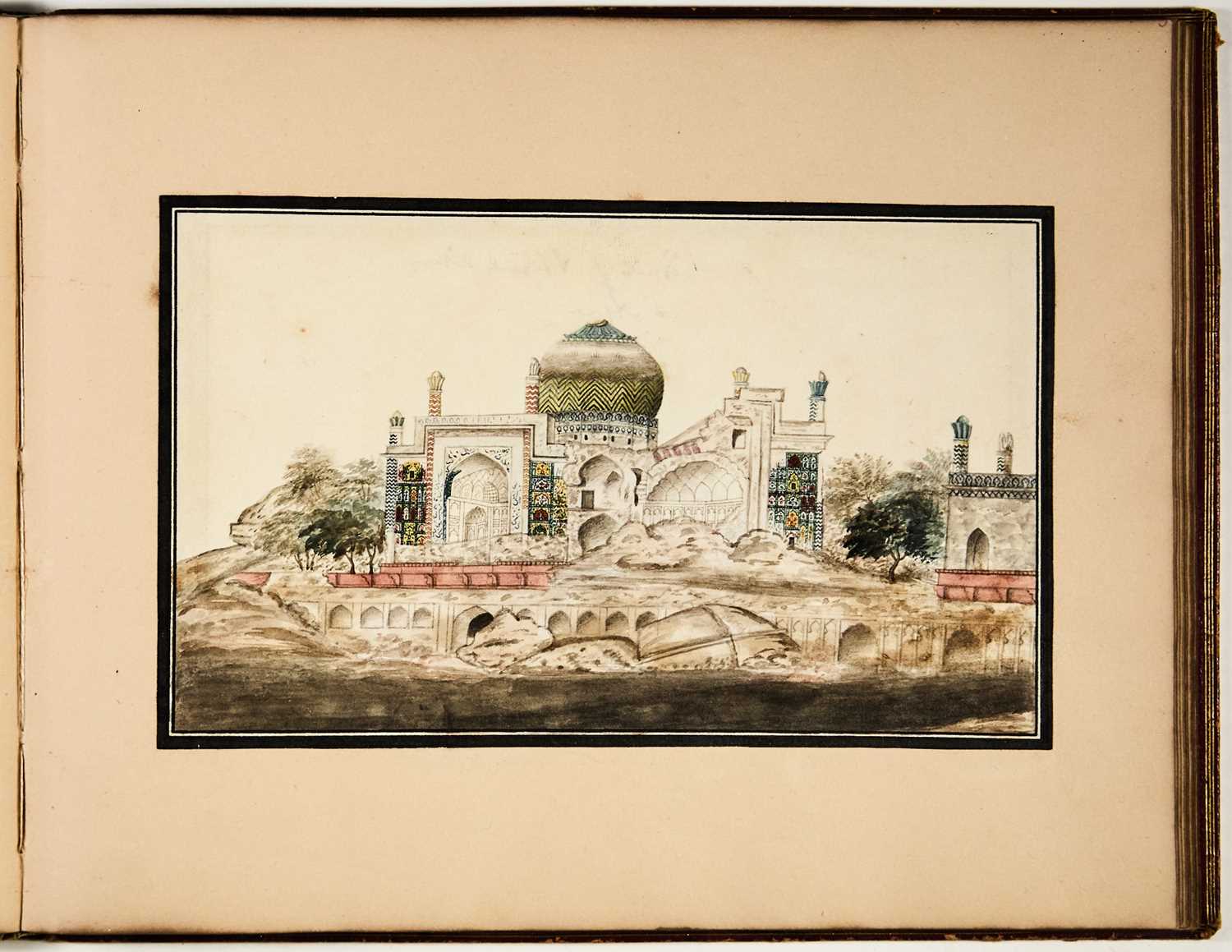 Lot 95 - A fine collection of Company school paintings of Mughal monuments