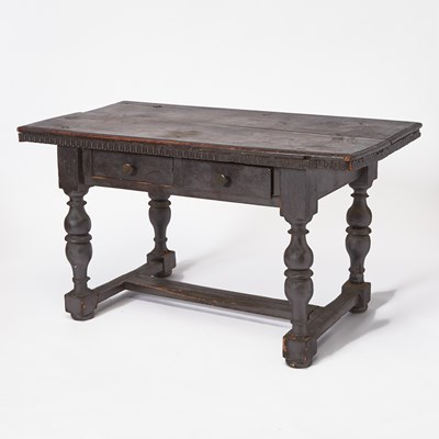Lot 454 - Jacobean Style Carved Oak Serving Table