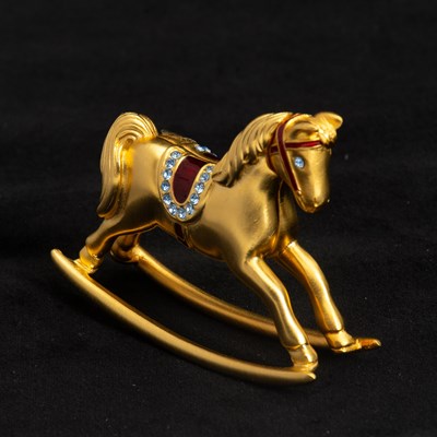 Lot 316 - Estee Lauder Rocking Horse Form Solid Perfume Holder