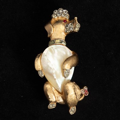 Lot 317 - Trifari Poodle Form Pin