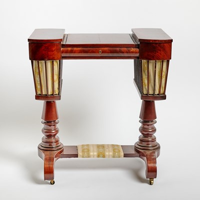 Lot 661 - Baltic Neoclassical Mahogany Work Table