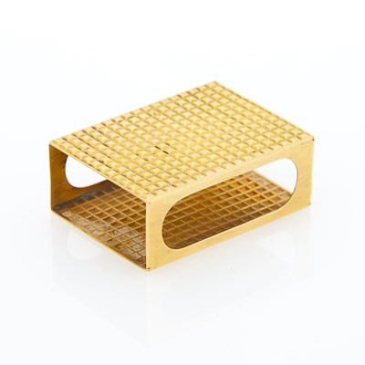 Lot 1297 - Cartier Gold Match Safe Box