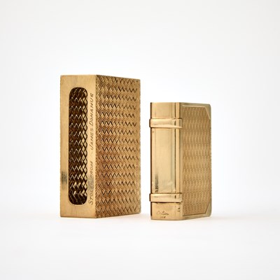 Lot 3138 - Two Cartier Gold Match Box Holders