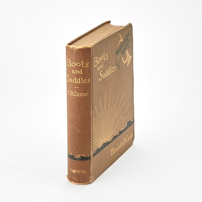 Lot 124 - Elizabeth Custer's Boots and Saddles