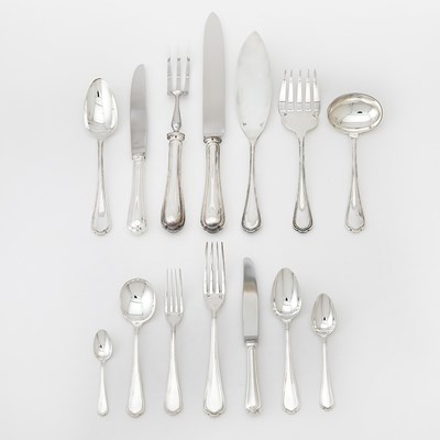Lot 221 - Christofle Silver Plate Flatware Service