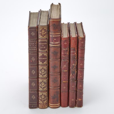 Lot 23 - Four early colored plate titles, including Dr. Syntax