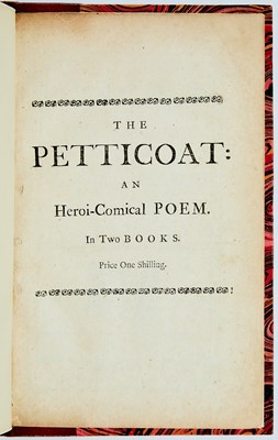 Lot 39 - The first edition, first printing of John Gay's Trivia