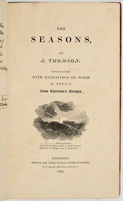 Lot 19 - A handsome copy of The Seasons with bibliophilic provenance