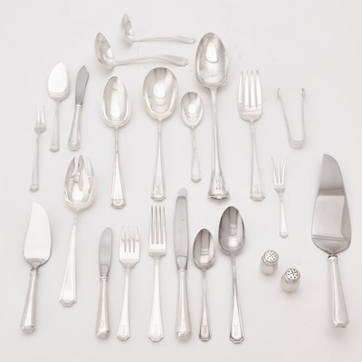 Lot Gorham Sterling Silver "Fairfax" Pattern Flatware Service