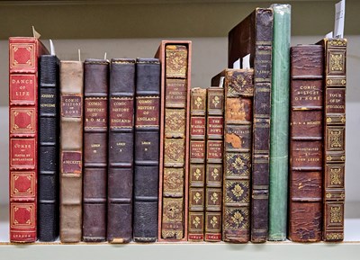 Lot 22 - A nicely bound group of fourteen early color plate titles