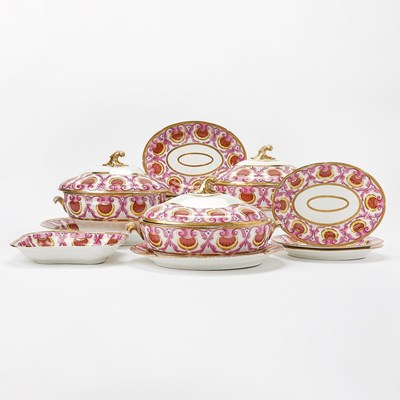 Lot 3163 - English Porcelain Partial Service