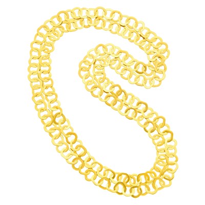Lot 3 - Tiffany & Co., Long Gold Chain Necklace