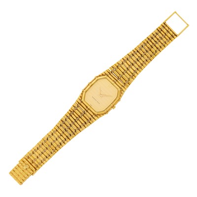 Lot 90 - Audemars Piguet Gold 'Bamboo' Wristwatch, Ref. B88547