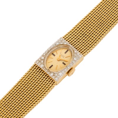 Lot 1139 - Ulysse Nardin Two-Color Gold and Diamond Wristwatch