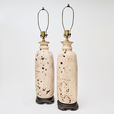 Lot 300 - Pair of Ceramic Table Lamps